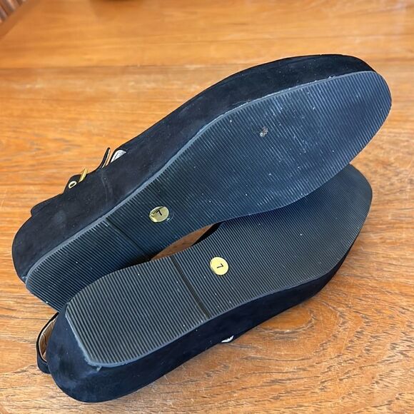 Chantal black suede slingback shoe 7 - Picture 8 of 11